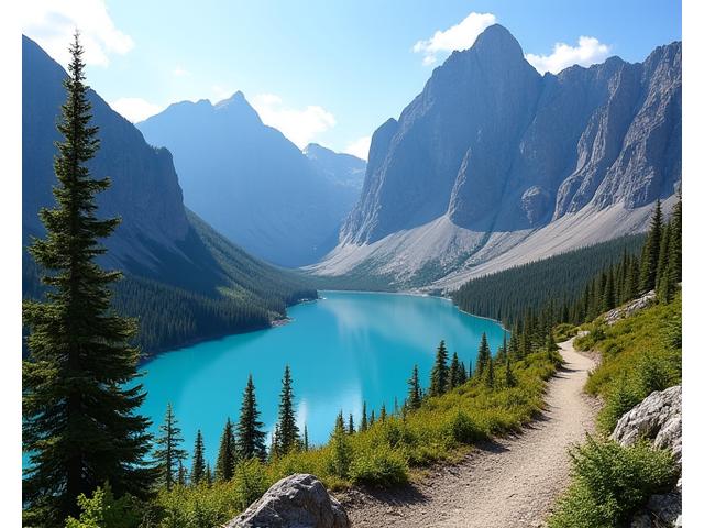 Majestic Canadian Rockies vista